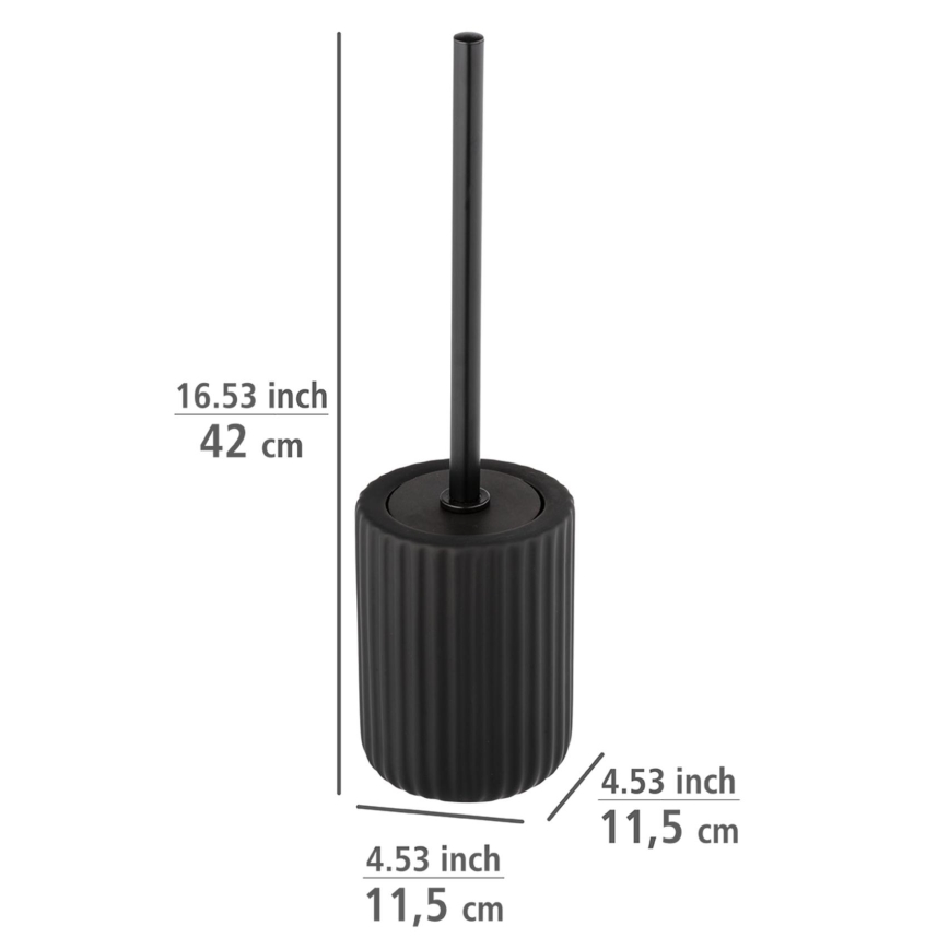 WENKO 24805100 - BELLUNO tualetihari 11,5x42 cm must