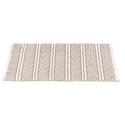 WENKO 24868100-Põrandamatt SHAKI 50x80 cm beež/valge