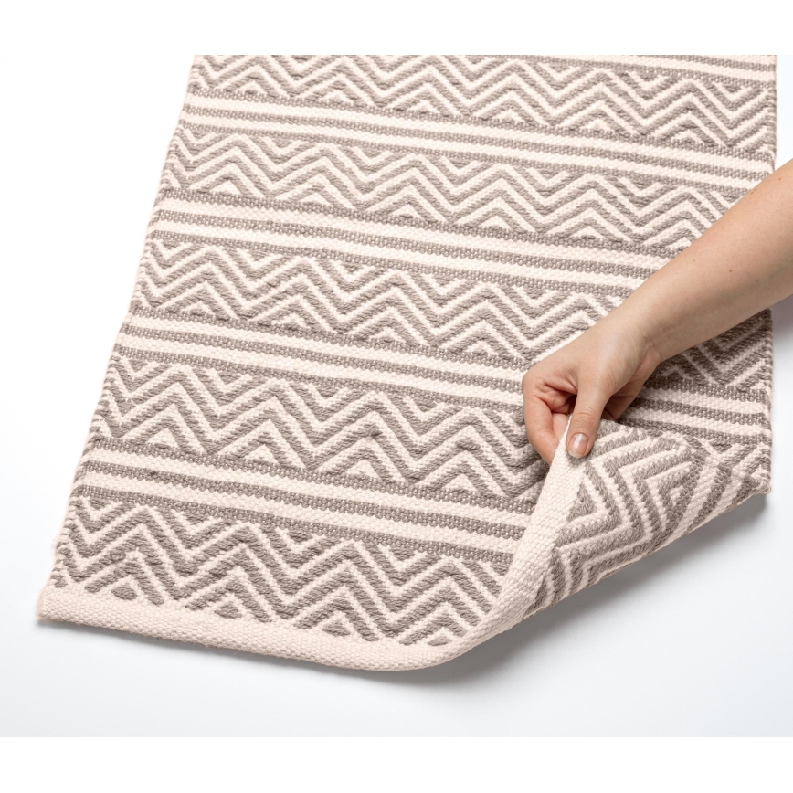 WENKO 24868100-Põrandamatt SHAKI 50x80 cm beež/valge