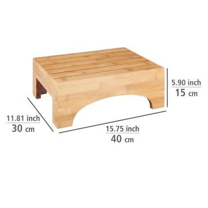 WENKO 24870100 - BAMBUSA pukk 40x30 cm pruun