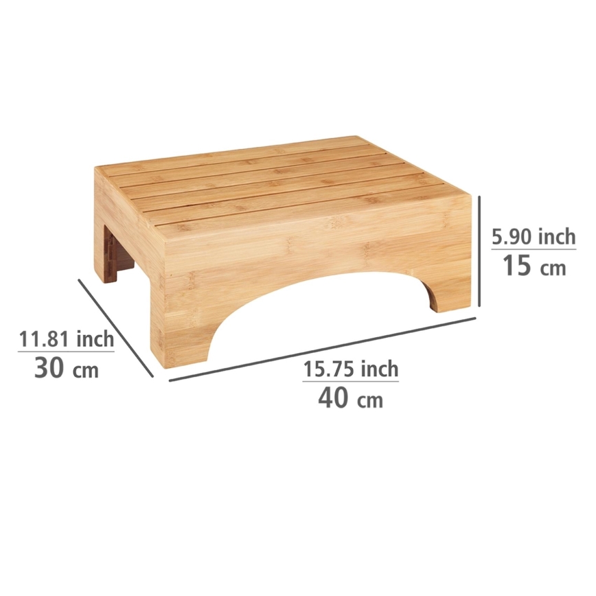 WENKO 24870100 - BAMBUSA pukk 40x30 cm pruun