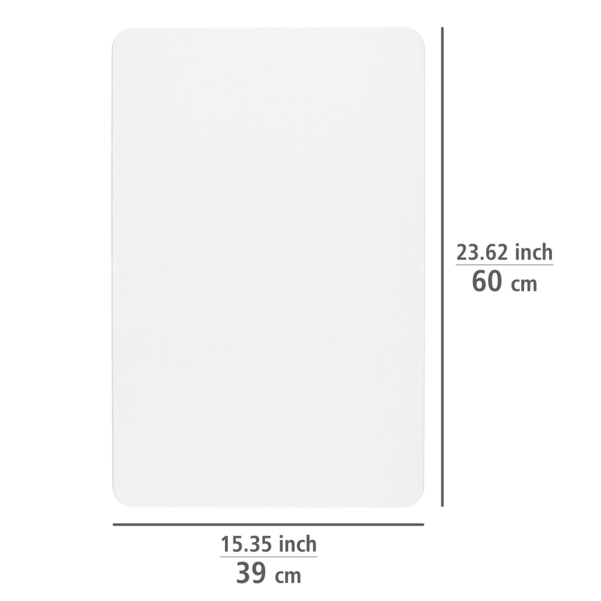 WENKO 24935100-Vannimatt SIMI 39x60 cm valge