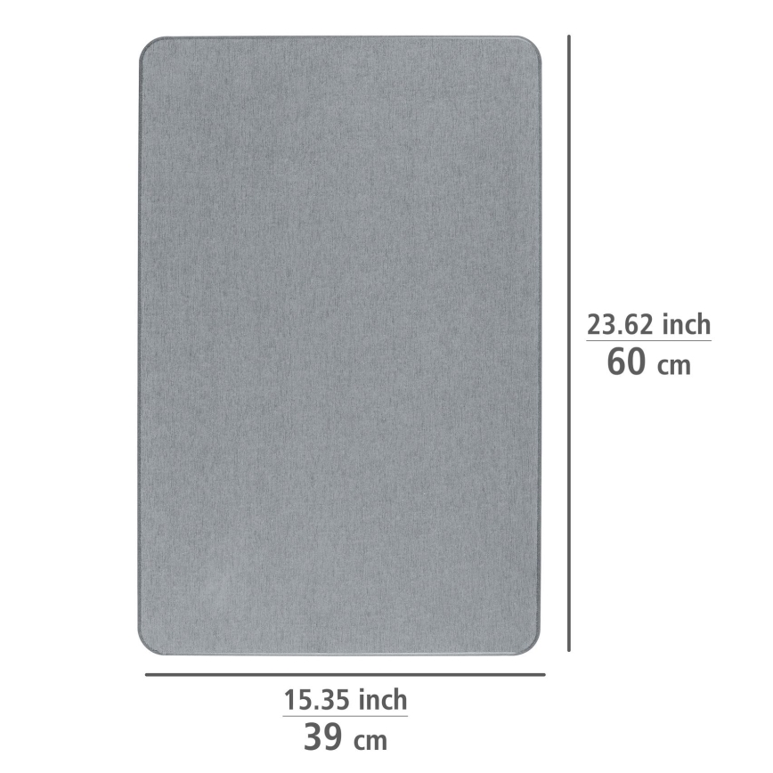 WENKO 24936100-Põrandamatt SIMI 39x60 cm hall