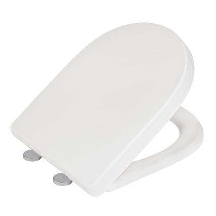 WENKO 24988100-WC WC-iste EXCLUSIVE 45x36,5 cm valge/hõbedane