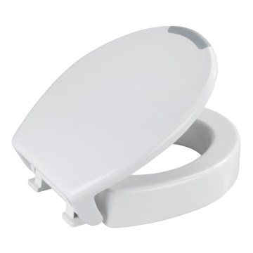 WENKO 25005100-WC-poti kaas SECURA 37x44 cm valge/hall