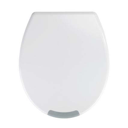 WENKO 25005100-WC-poti kaas SECURA 37x44 cm valge/hall