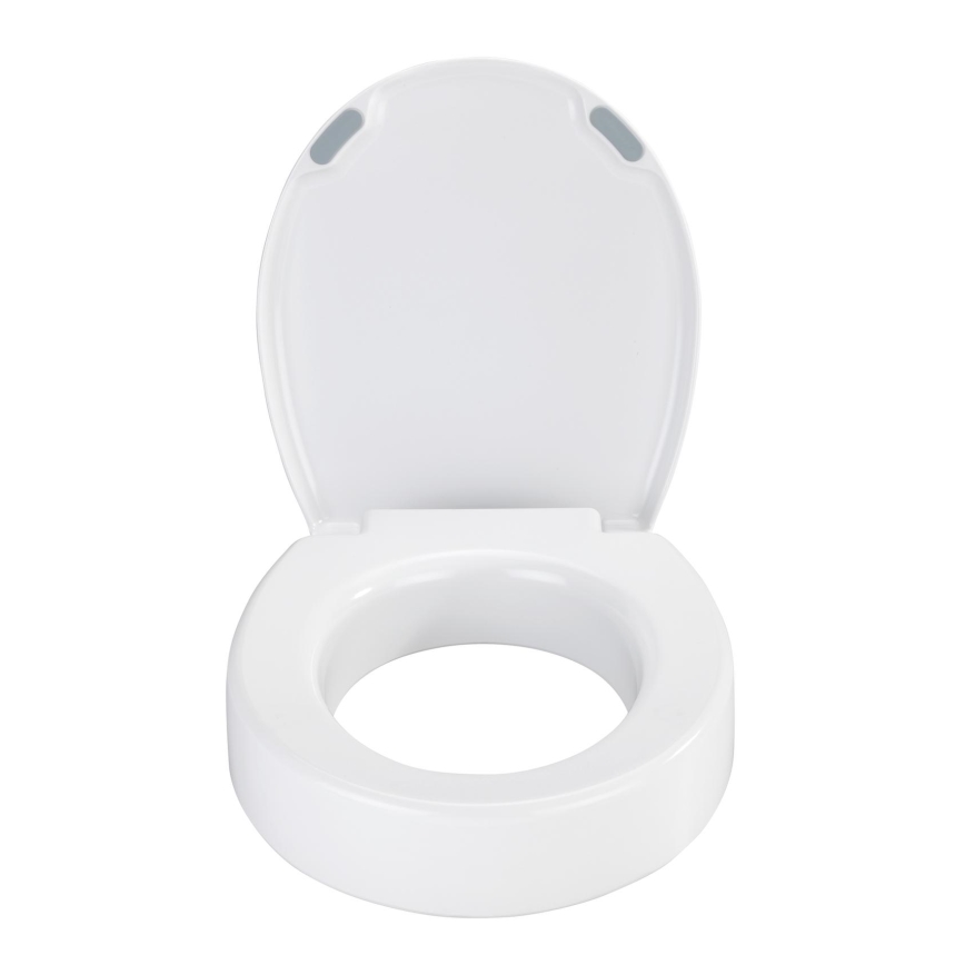WENKO 25005100-WC-poti kaas SECURA 37x44 cm valge/hall