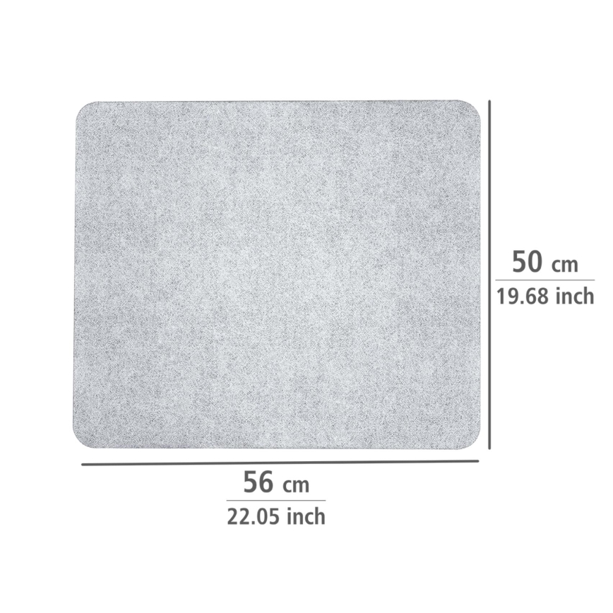 WENKO 2511910800 - Katteplaat 50x56 cm läbipaistev/hall