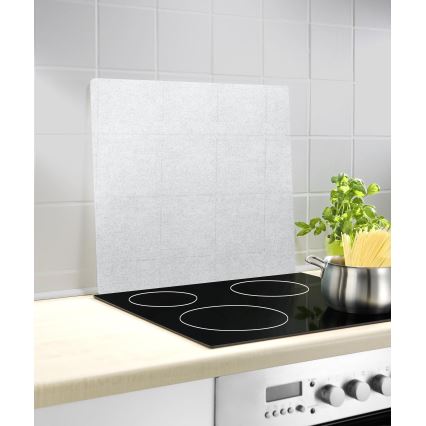 WENKO 2511910800 - Katteplaat 50x56 cm läbipaistev/hall
