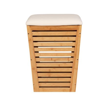 WENKO 25143100 - Pesukorv BAMBUSA 40x56 cm pruun