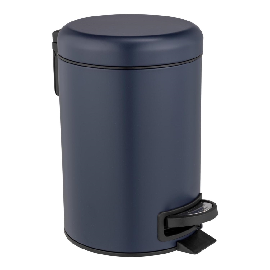 WENKO 25153100 - Prügikast LEMAN 17x25 cm sinine/must