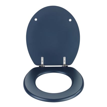 WENKO 25172100-WC PRIMA WC-istmekate 37x41 cm sinine/hõbedane