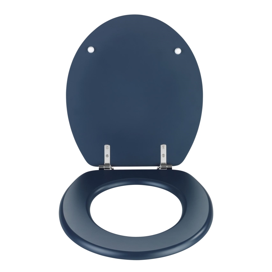 WENKO 25172100-WC PRIMA WC-istmekate 37x41 cm sinine/hõbedane