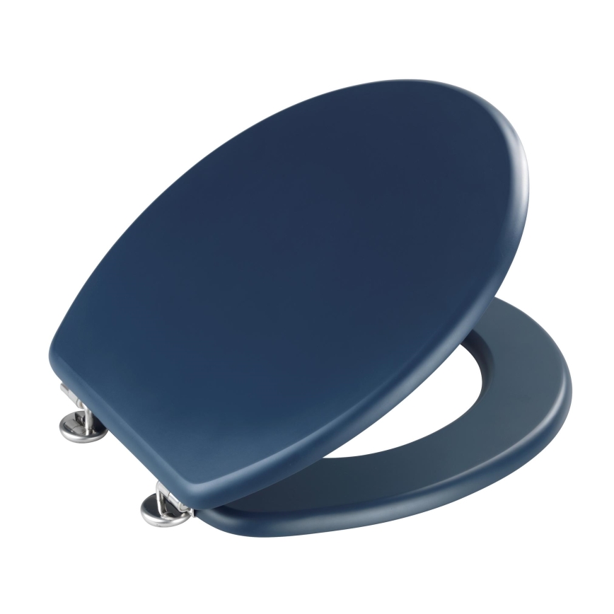 WENKO 25172100-WC PRIMA WC-istmekate 37x41 cm sinine/hõbedane