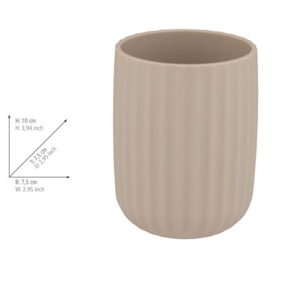 WENKO 25183100 - Tass AGROPOLI 7,5x10 cm beež