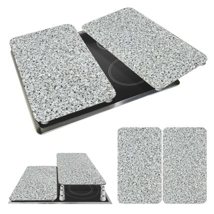 WENKO 2521120500-plaadi kate ABDECKPLATTE - NEUTRAALNE 30x52 cm graniit/mitmevärviline