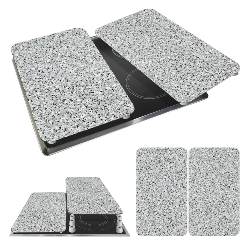WENKO 2521120500-plaadi kate ABDECKPLATTE - NEUTRAALNE 30x52 cm graniit/mitmevärviline
