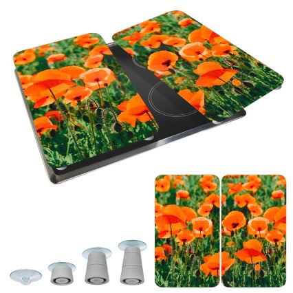 WENKO 2521434500 - Kateplaat lille- ja taimemustriga, 30x52 cm, mitmevärviline