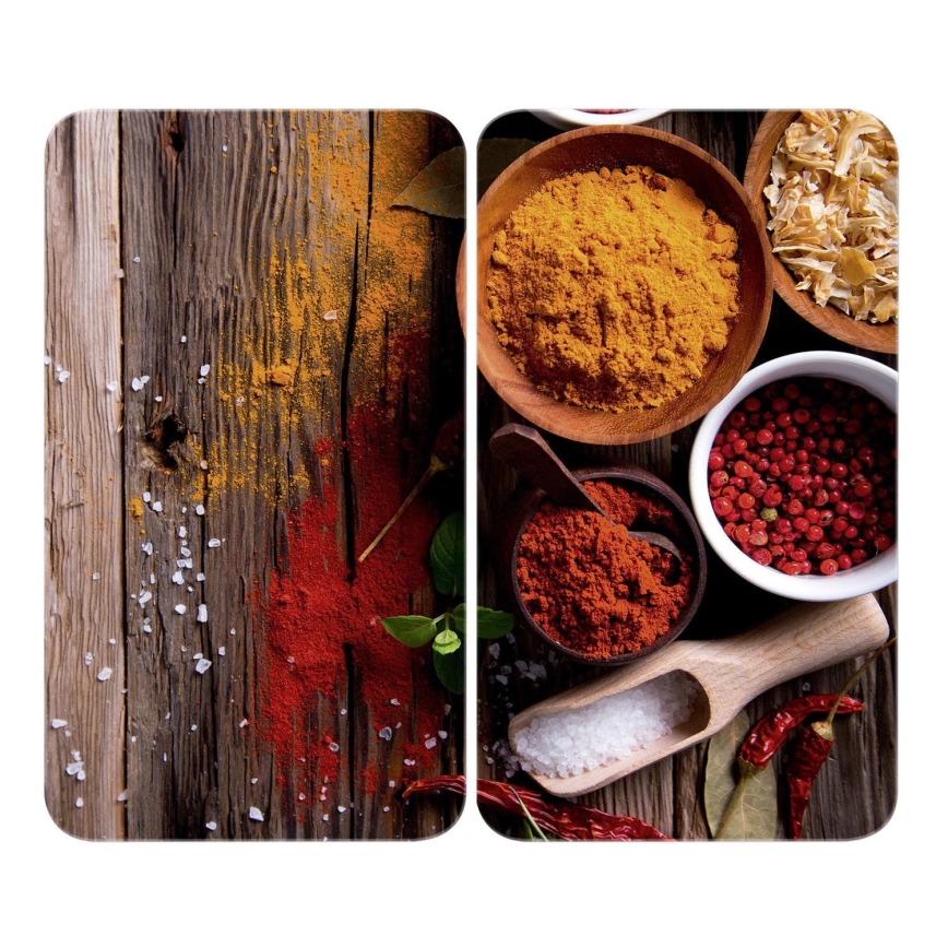 WENKO 2521467100 - Plaadi kaitsekate 30x52 cm mitmevärviline/hall/selge