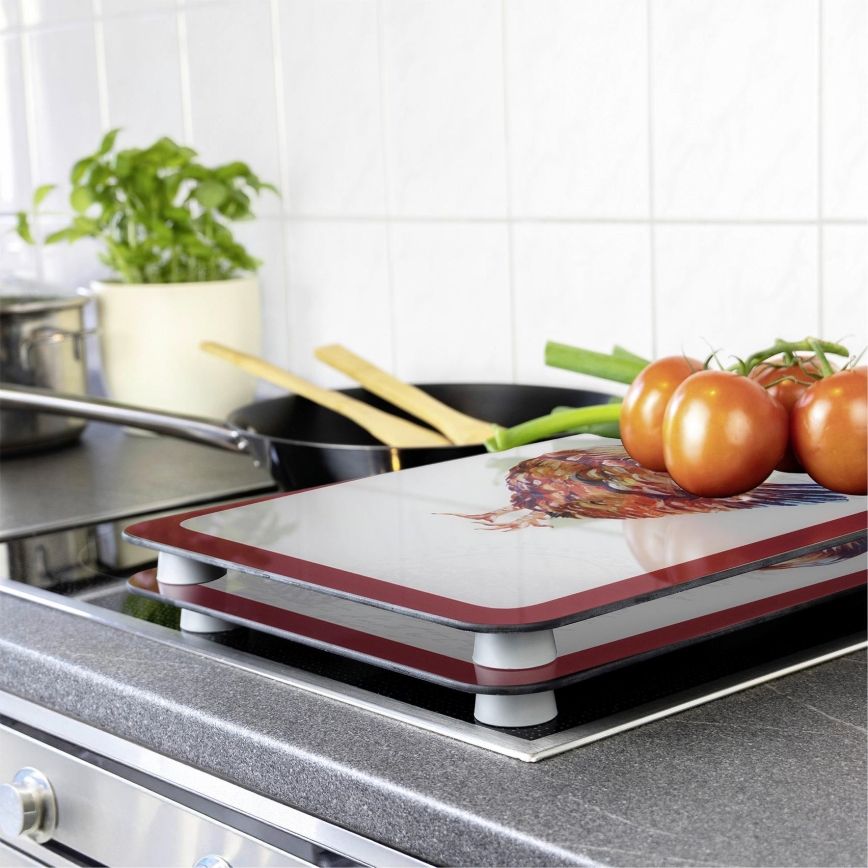 WENKO 2521471500 - Kateplaat ABDECKPLATTE - GRAFIK 30x52 cm mitmevärviline