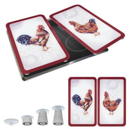 WENKO 2521471500 - Kateplaat ABDECKPLATTE - GRAFIK 30x52 cm mitmevärviline