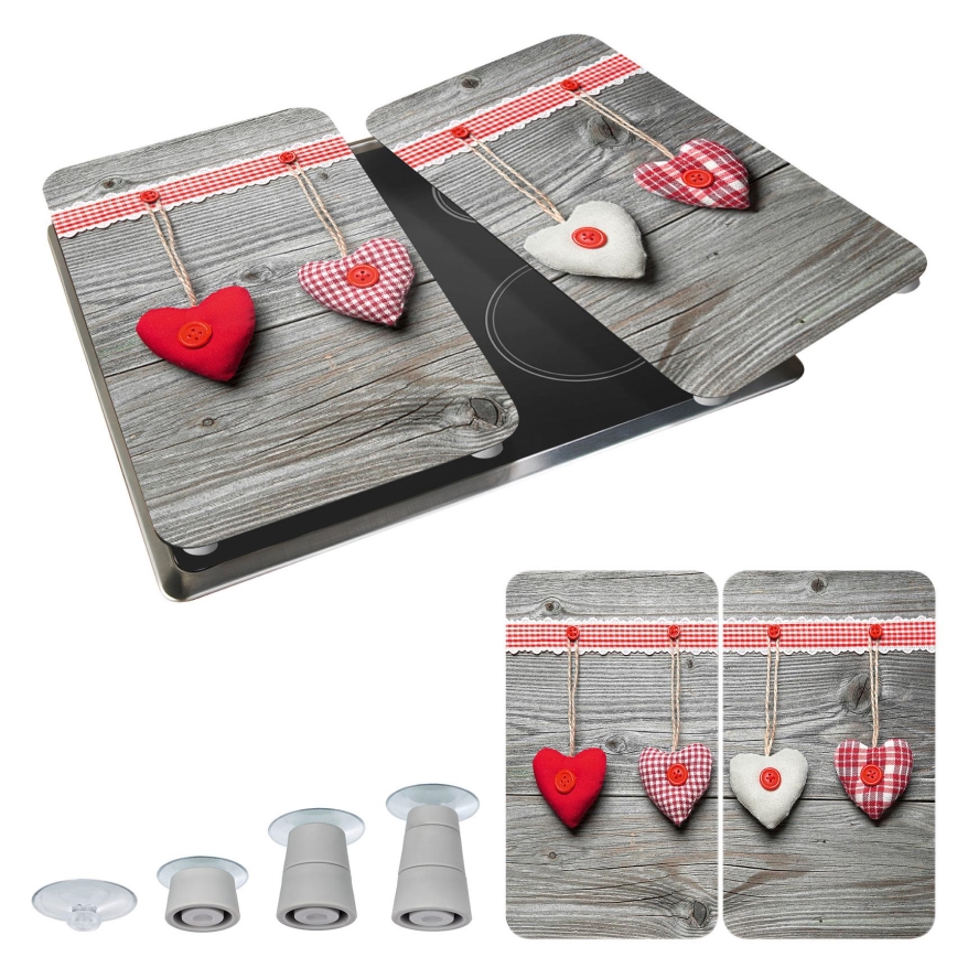 WENKO 2521481100 - Katteplaat 30x52 cm mitmevärviline/hall/läbipaistev