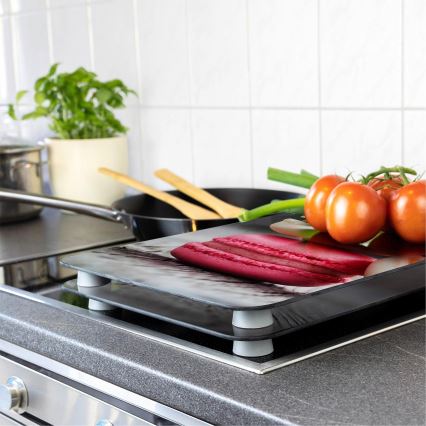 WENKO 2521496100 - Pliidi kate 52 x 30 cm mitmevärviline/hall/läbipaistev