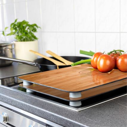 WENKO 2521497100 - Pliidi kate 52x30 cm mitmevärviline/hall/läbipaistev