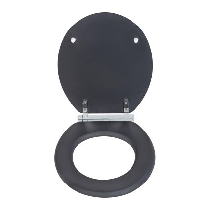 WENKO 25218100-WC WC-poti kaas MORRA 35x42 cm antratsiit/hõbedane