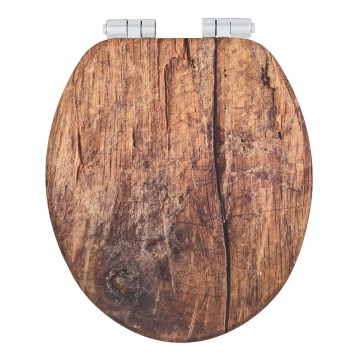 WENKO 25226100-WC-iste RUSTIC 35,5x42,5 cm pruun/hõbedane