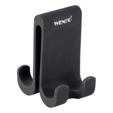 WENKO 25229100-Konks VERNA DUO 5x9,5 cm must