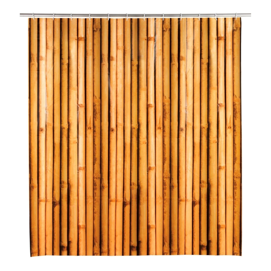 WENKO 25233100 - Dušikardin BAMBUSA 180x200 cm pruun