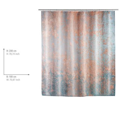 WENKO 25239100 - Dušikardin AGATE 180x200 cm, mitmevärviline