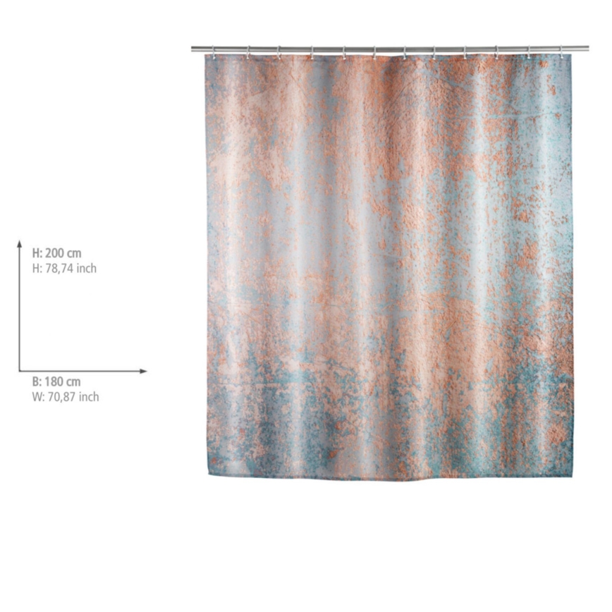 WENKO 25239100 - Dušikardin AGATE 180x200 cm, mitmevärviline
