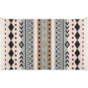 WENKO 25277100-Taaskasutatud puuvillamatt 80x50 cm värvikirev