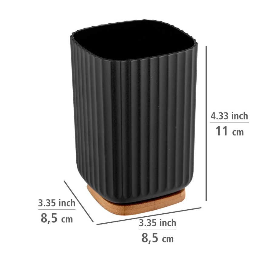 WENKO 25297100 - Hambaharjatops ROTELLO 8,5x11 cm must/pruun