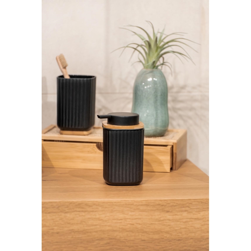 WENKO 25297100 - Hambaharjatops ROTELLO 8,5x11 cm must/pruun