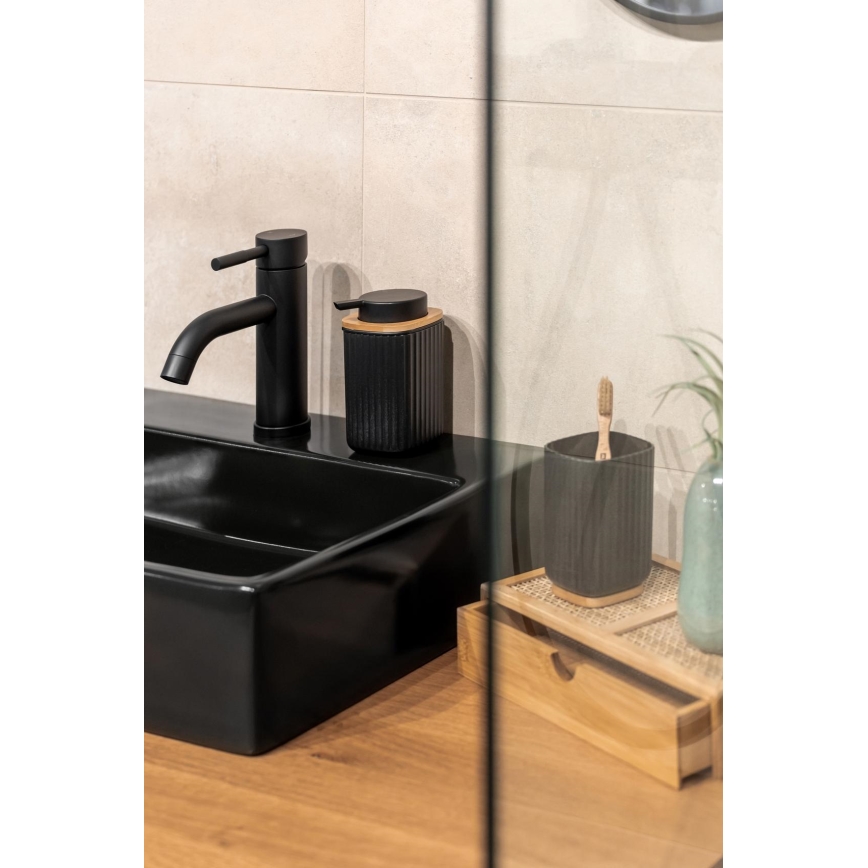 WENKO 25297100 - Hambaharjatops ROTELLO 8,5x11 cm must/pruun