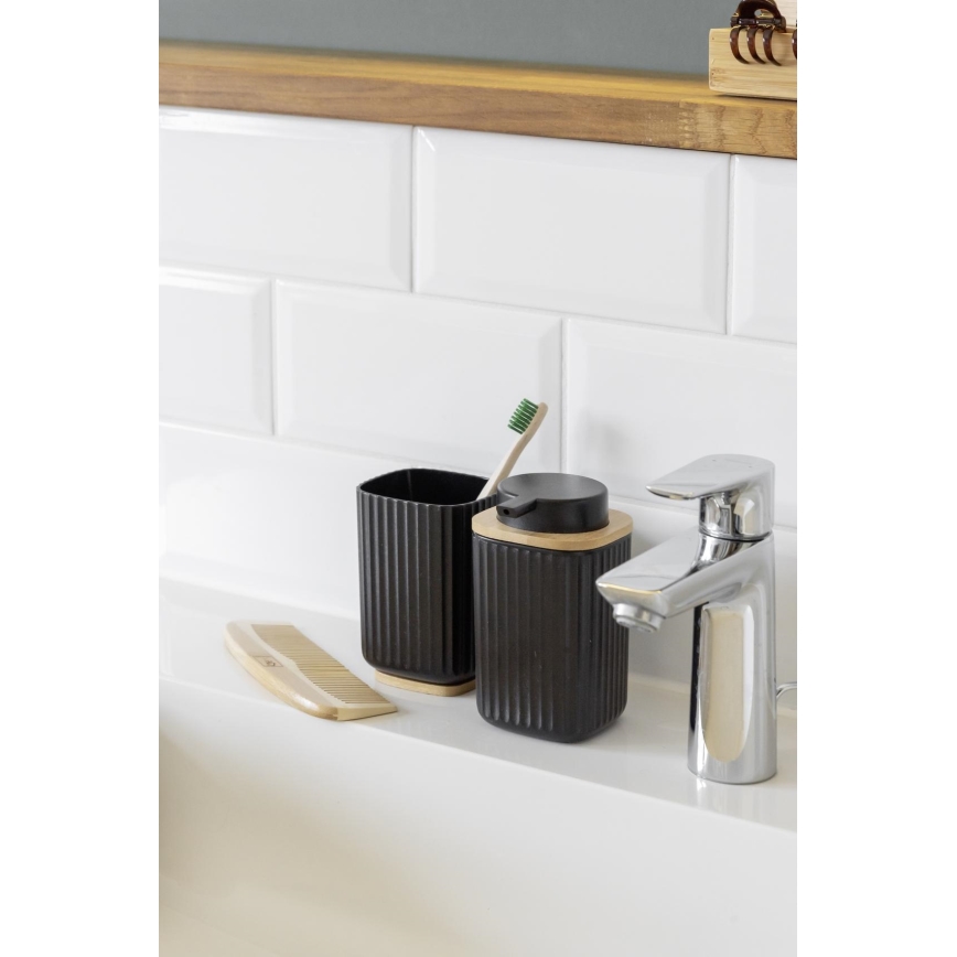 WENKO 25297100 - Hambaharjatops ROTELLO 8,5x11 cm must/pruun