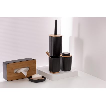 WENKO 25298100 - Seebiannustaja ROTELLO 8,9x12,7 cm must/pruun