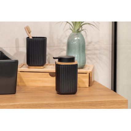 WENKO 25298100 - Seebiannustaja ROTELLO 8,9x12,7 cm must/pruun