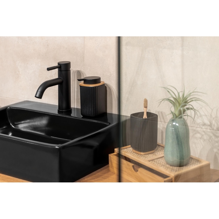 WENKO 25298100 - Seebiannustaja ROTELLO 8,9x12,7 cm must/pruun