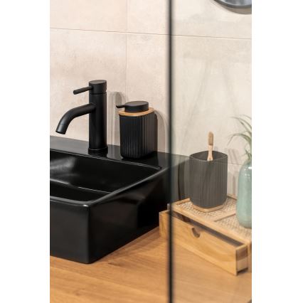 WENKO 25298100 - Seebiannustaja ROTELLO 8,9x12,7 cm must/pruun