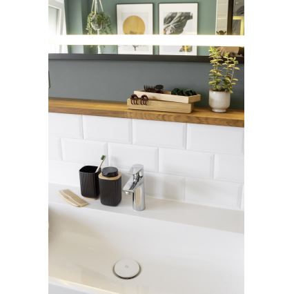 WENKO 25298100 - Seebiannustaja ROTELLO 8,9x12,7 cm must/pruun