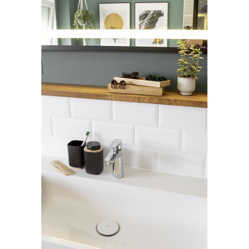 WENKO 25298100 - Seebiannustaja ROTELLO 8,9x12,7 cm must/pruun