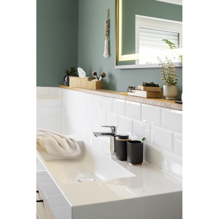 WENKO 25298100 - Seebiannustaja ROTELLO 8,9x12,7 cm must/pruun