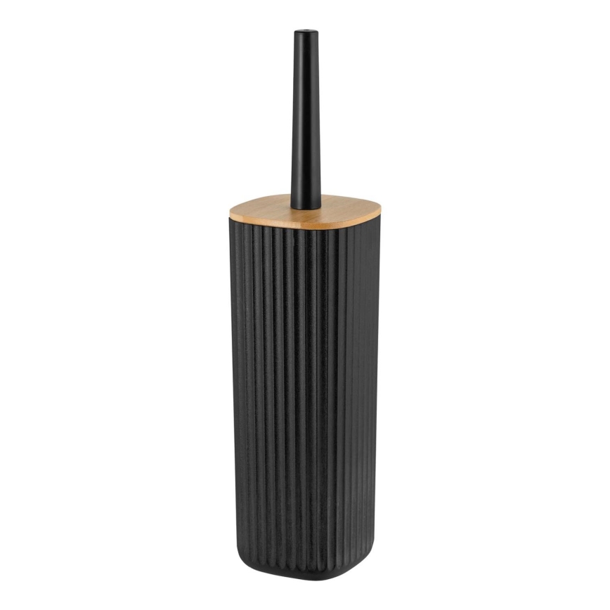 WENKO 25304100 - WC-komplekt ROTELLO 10x36 cm must/pruun