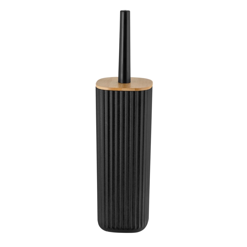 WENKO 25304100 - WC-komplekt ROTELLO 10x36 cm must/pruun