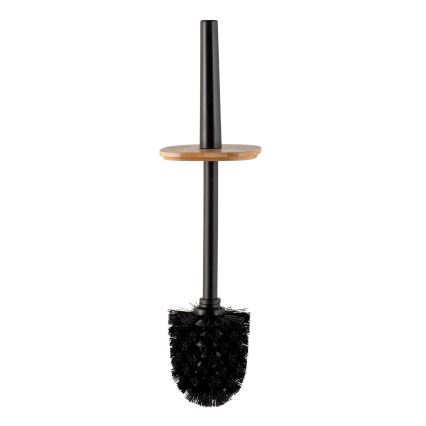 WENKO 25304100 - WC-komplekt ROTELLO 10x36 cm must/pruun