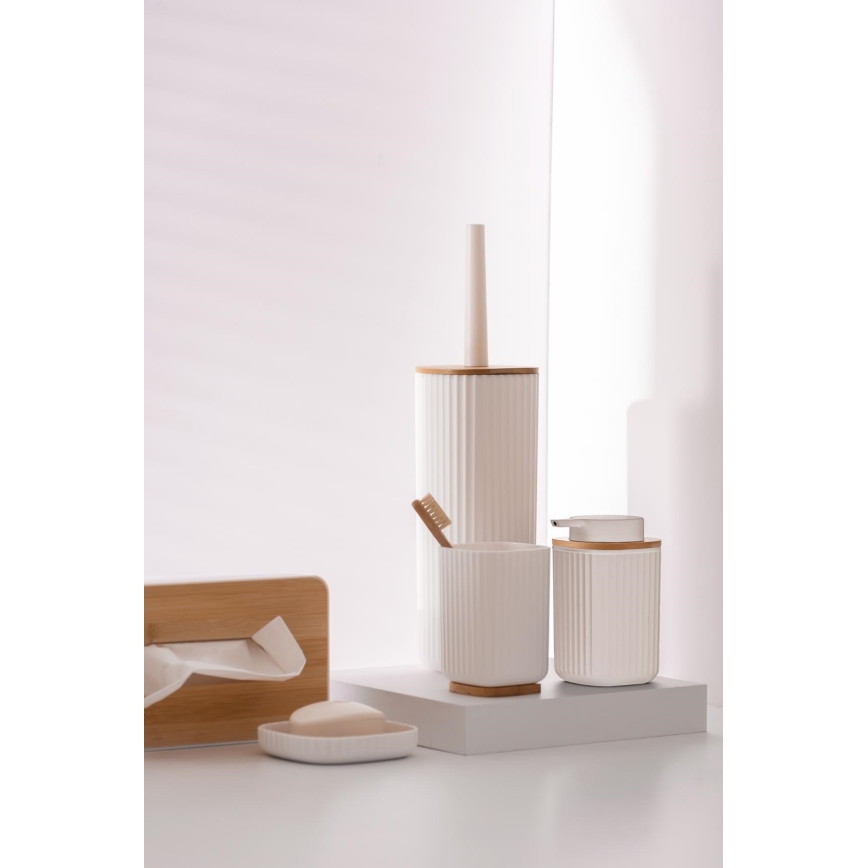 WENKO 25318100 - Kosmeetikakarp ROTELLO 24x12,7 cm valge/pruun